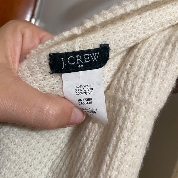 J. Crew Cream Infinity Waffle Scarf - Picture 4 of 4